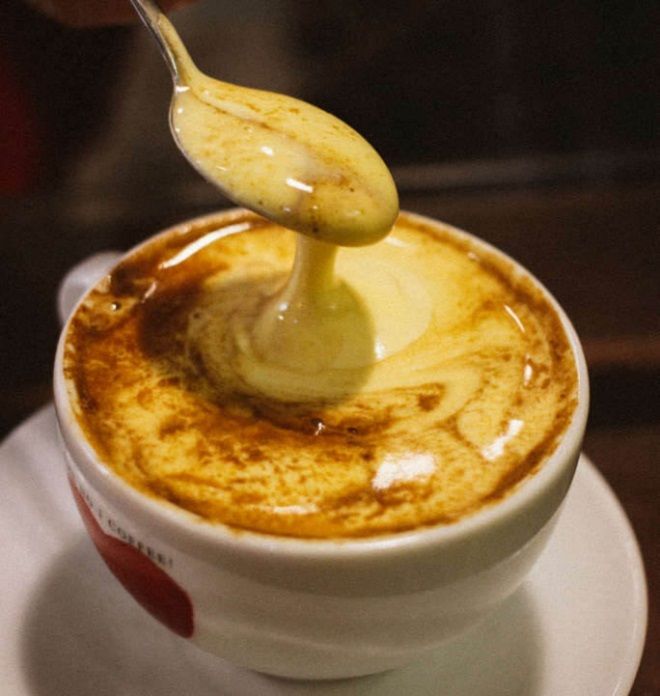 Cacao trứng thơm bùi béo rất đặc trưng