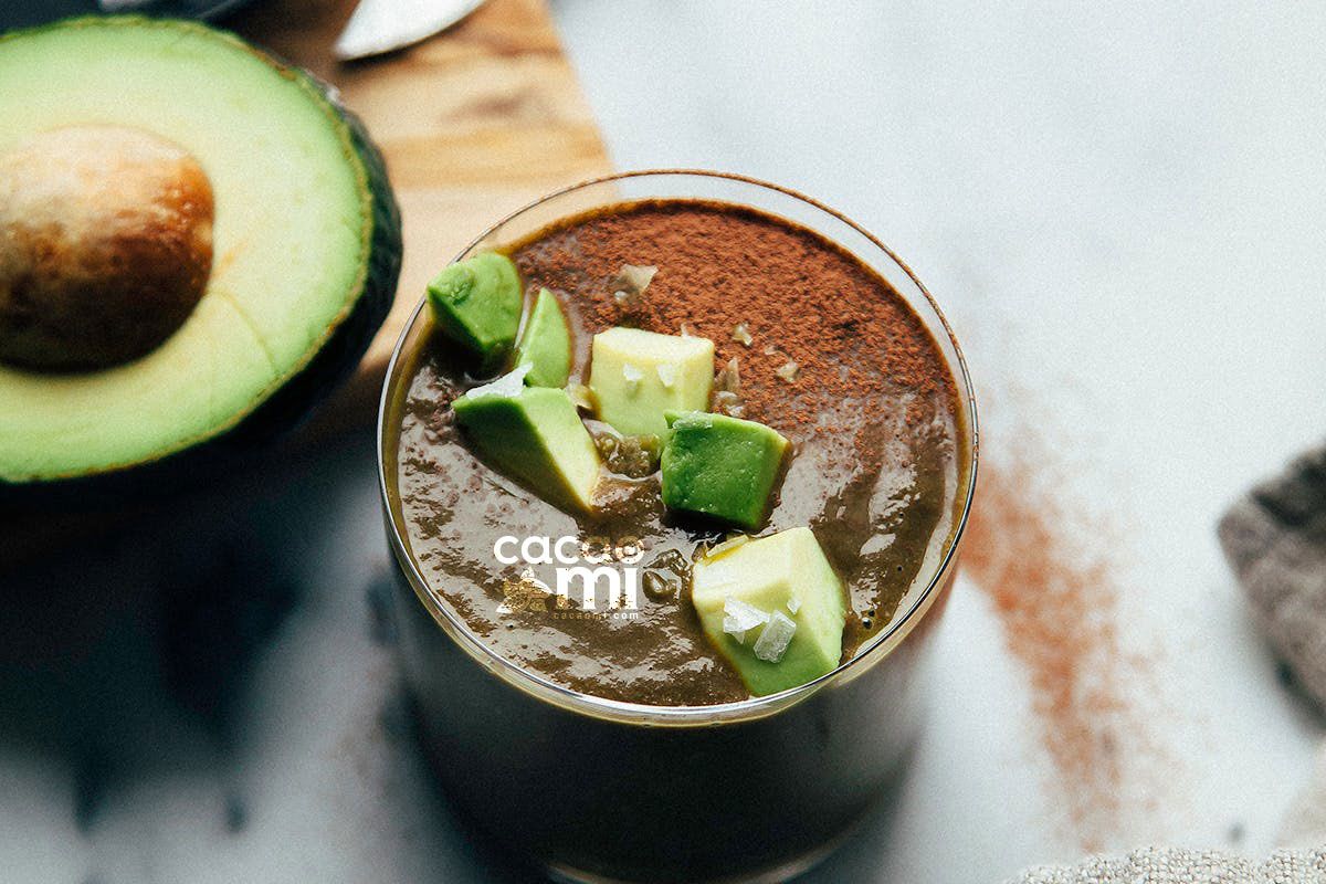 Cách làm sinh tố bơ cacao