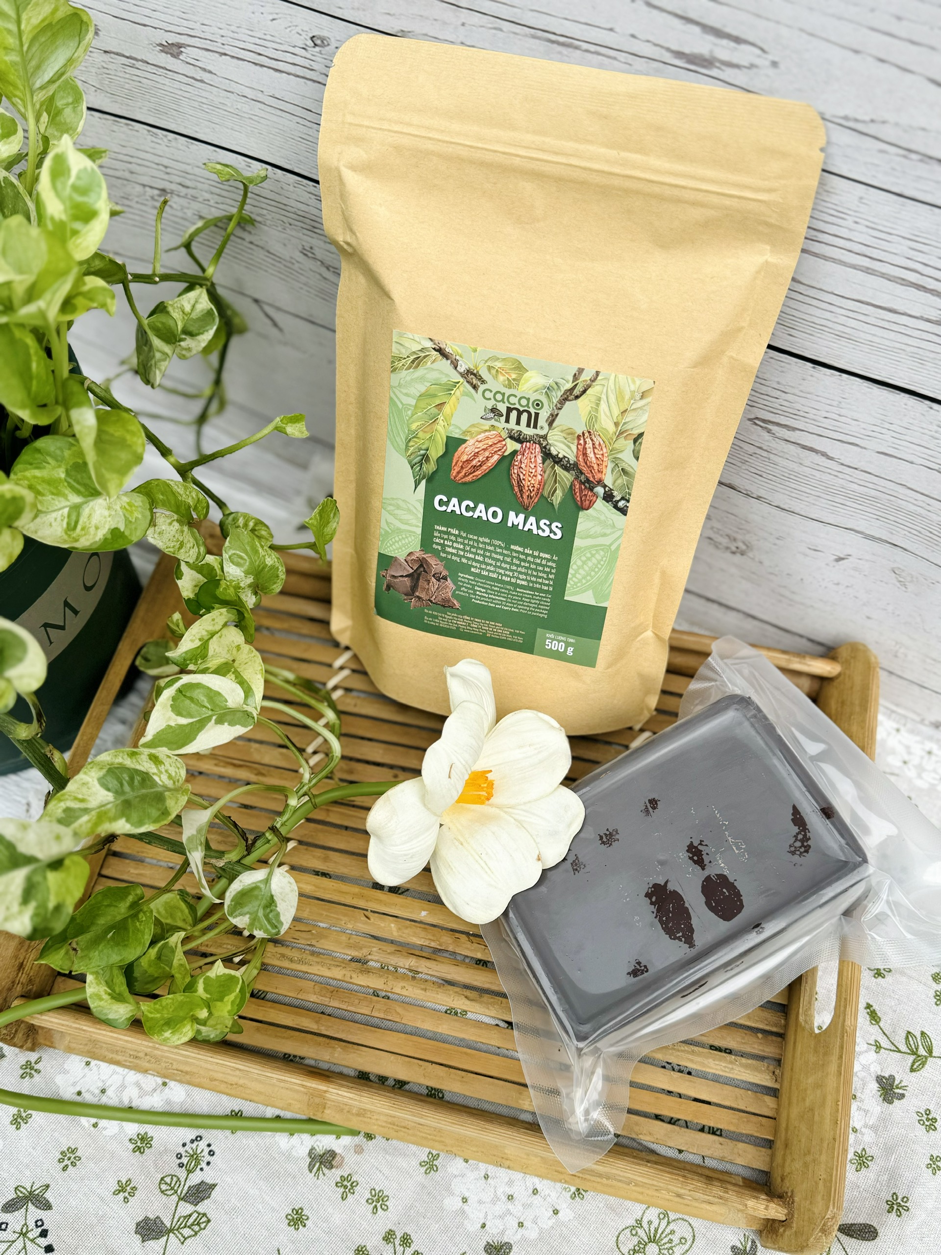 Cacao Mass hỗ trợ giảm Cholesterol - Cacao nguyên bơ, Nguyên liệu làm socola